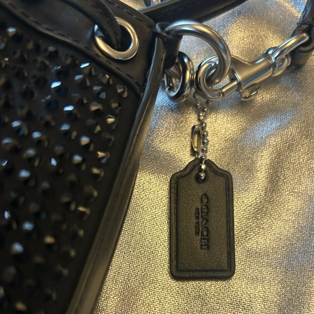 Coach Mini Bucket Bag With Crystals - Picture 4 of 13